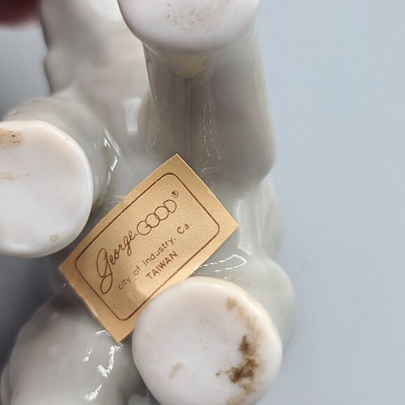 George Good Miniature Porcelain Elephant Figurine Twaian - Picture 6 of 8